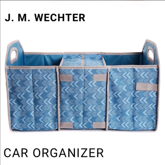 🆕🚙 Geometric Car Cooler Organizer Travel Tote BL - Picture 10 of 13